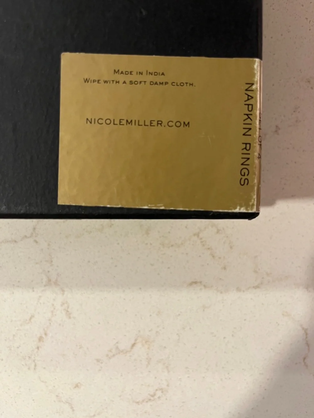 Nicole Miller Silver Pumpkin Napkin Rings - Set of Four